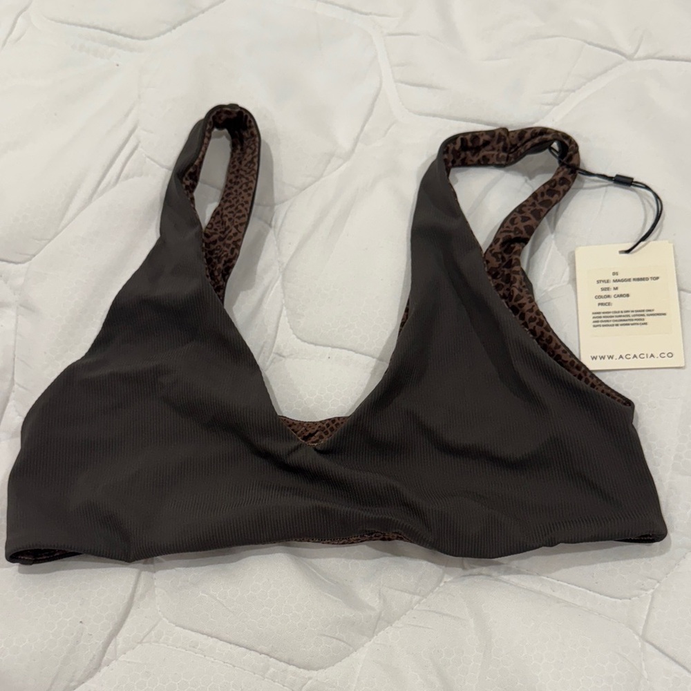 Acacia Swimwear Carob NWT m